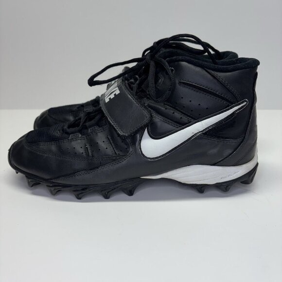 Nike Phylon Football Cleats 308384-011 Black Men’s Sz 10 Sports Outdoor Shoes - Picture 3 of 10